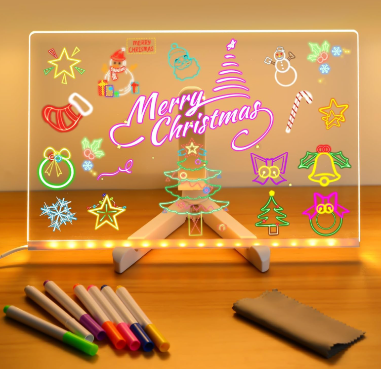 LED Acrylic Message Board | Aesthetic Glow Memo Board