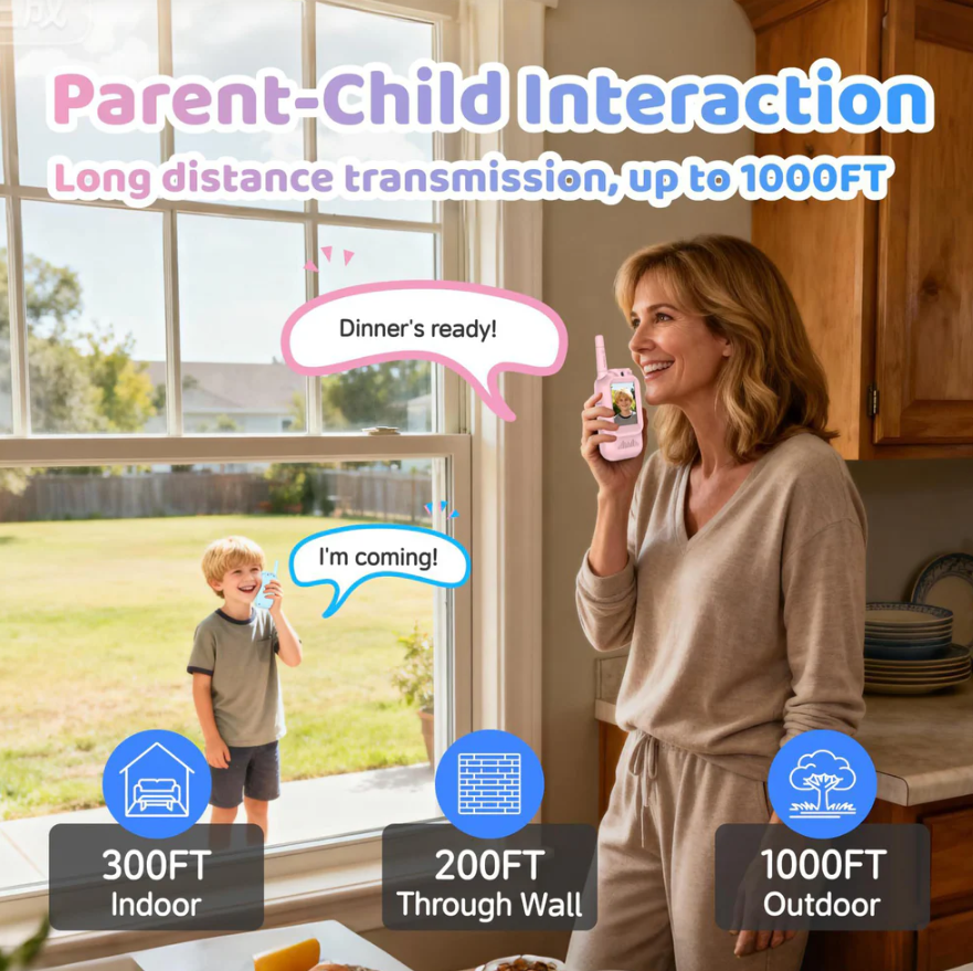 Kids Smart Walkie Talkies with Video Calling