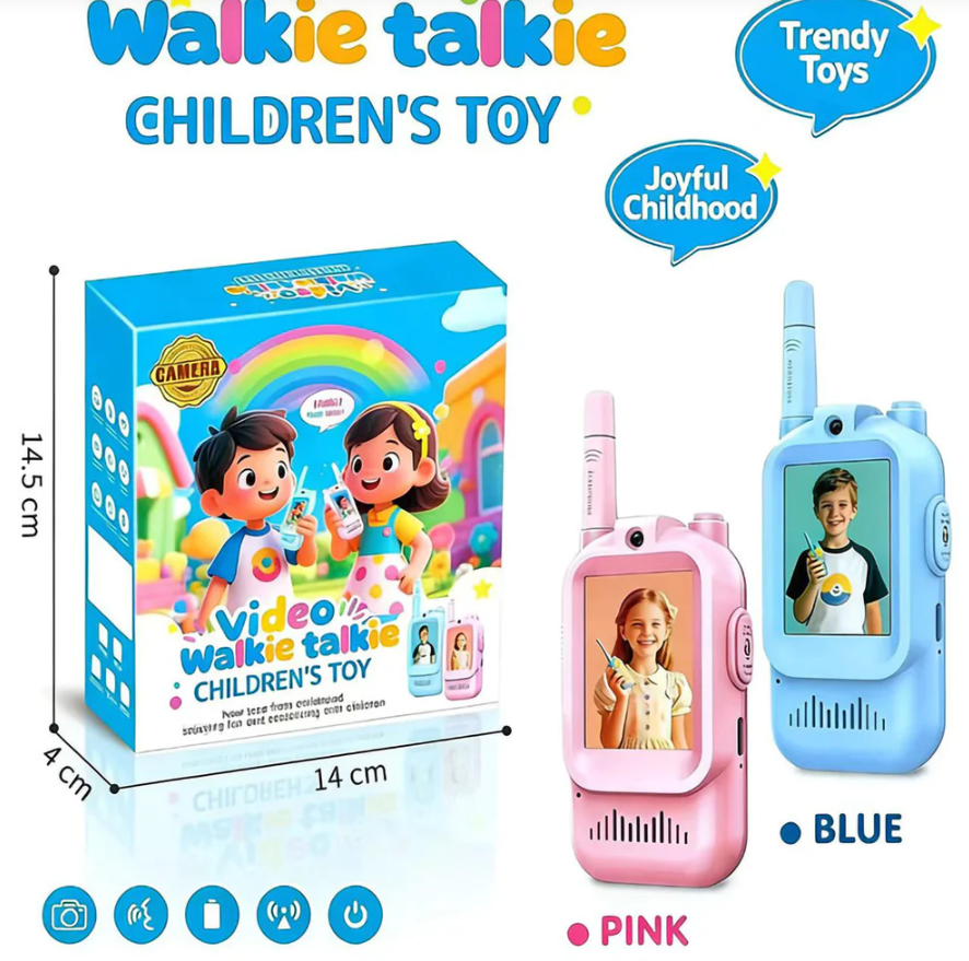Kids Smart Walkie Talkies with Video Calling